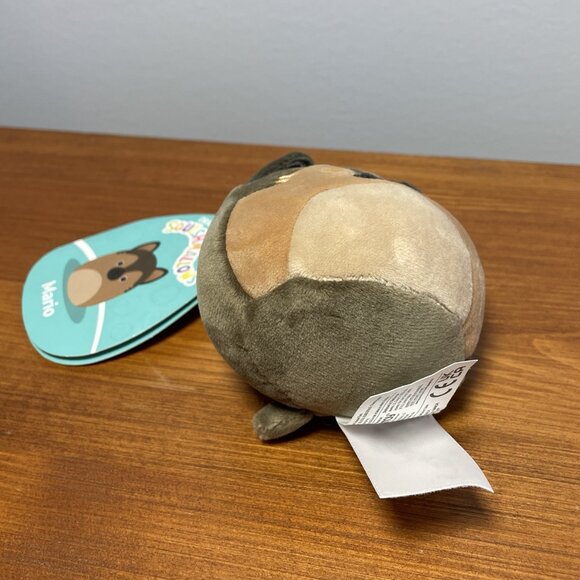 Squishmallows Mario German Shepherd Puppy Dog Clip Plush - Picture 8 of 10